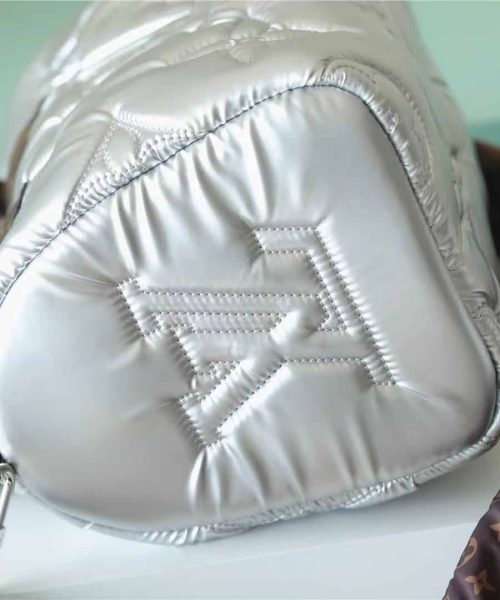 1:1 Replica Louis Vuitton LV Speedy Bandoulière 25 Sliver Tone/Blue Luxury Bag For Women‎ M20973 - 9.8in/25cm