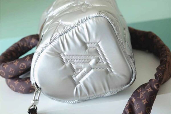1:1 Replica Louis Vuitton LV Speedy Bandoulière 25 Sliver Tone/Blue Luxury Bag For Women‎ M20973 - 9.8in/25cm