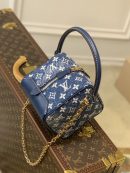 1:1 Replica Louis Vuitton LV LV Square Denim Monogram Canvas Luxury Bag For Women M59611 - 6.3in/16cm