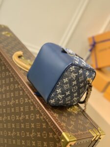 1:1 Replica Louis Vuitton LV LV Square Denim Monogram Canvas Luxury Bag For Women M59611 - 6.3in/16cm