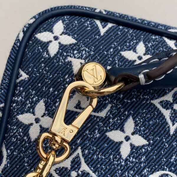 1:1 Replica Louis Vuitton LV LV Square Denim Monogram Canvas Luxury Bag For Women M59611 - 6.3in/16cm