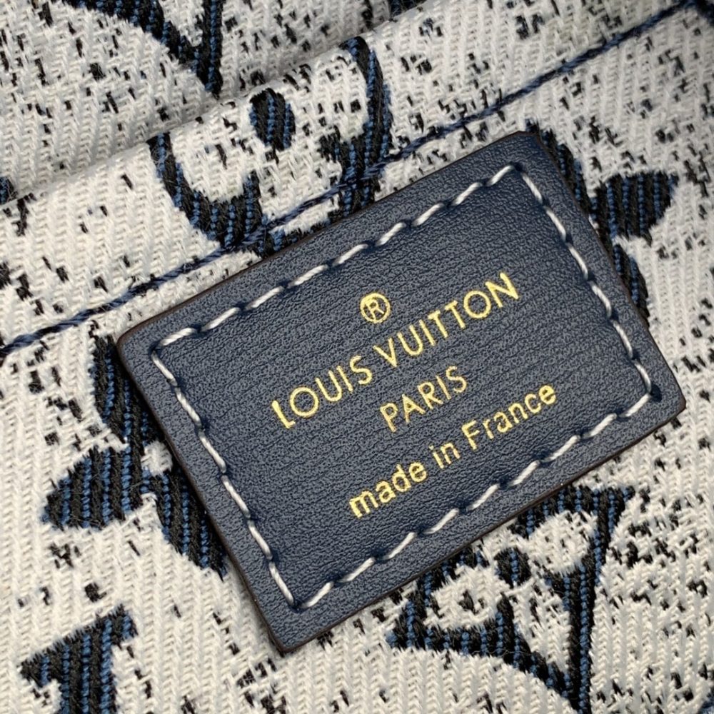 1:1 Replica Louis Vuitton LV LV Square Denim Monogram Canvas Luxury Bag For Women M59611 - 6.3in/16cm - Image 9