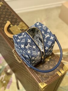 1:1 Replica Louis Vuitton LV LV Square Denim Monogram Canvas Luxury Bag For Women M59611 - 6.3in/16cm