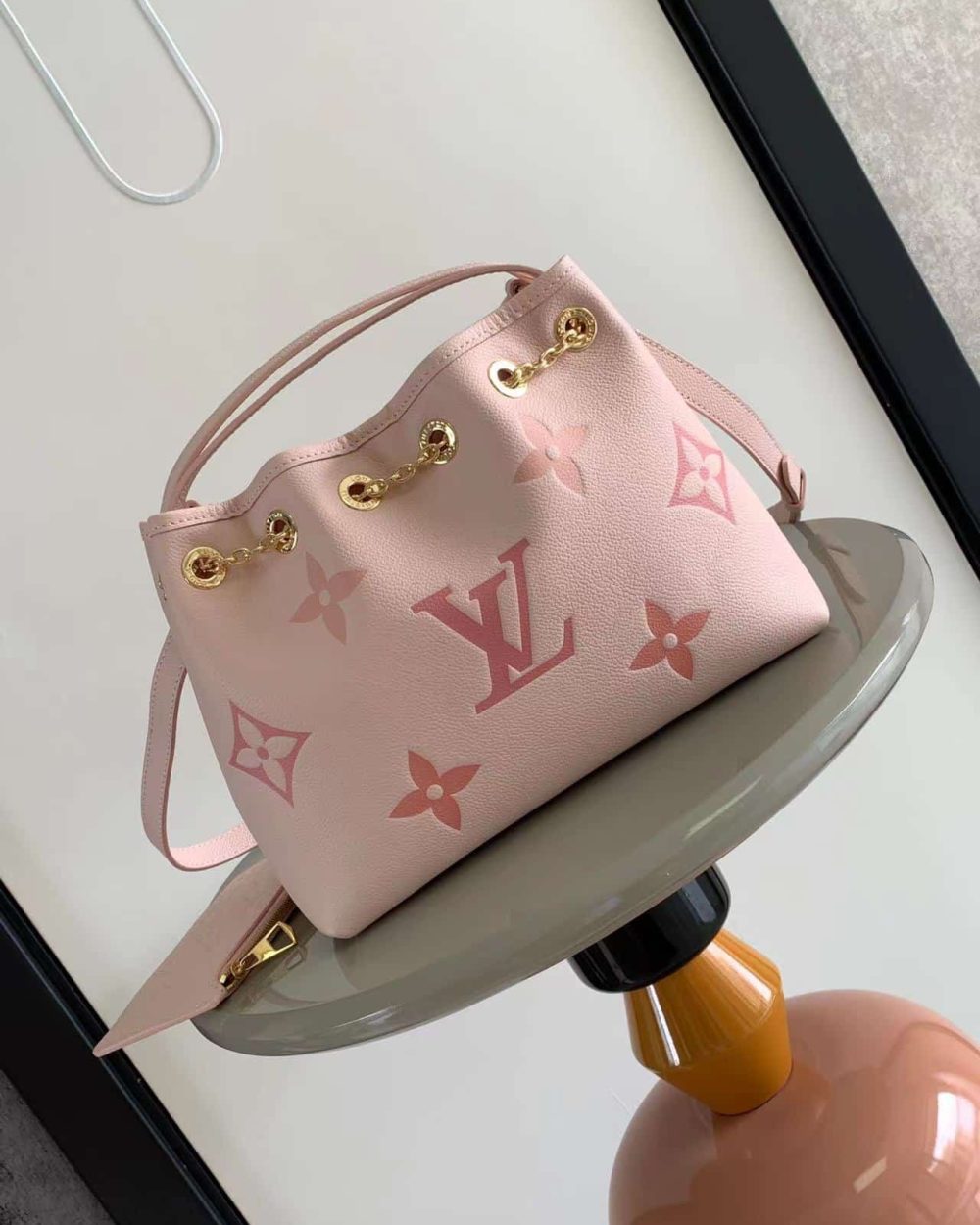 1:1 Replica Louis Vuitton LV Summer Bundle Monogram Empreinte Leather Bag Luxury Bag For Women M46492- 11 Inches/ 27.9 Cm