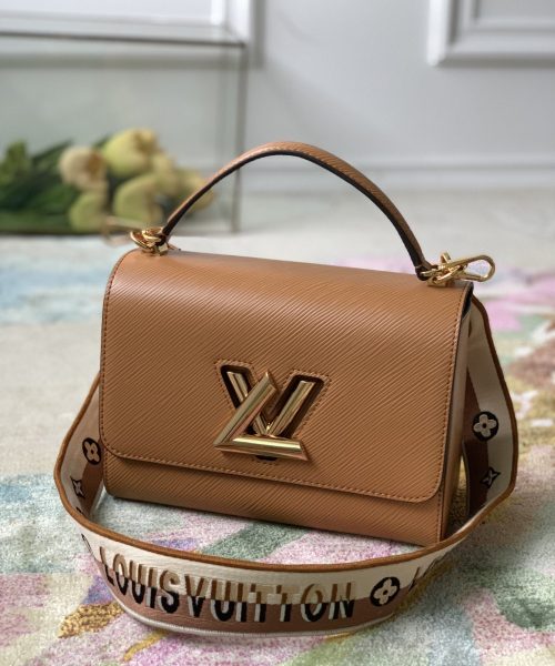 1:1 Replica Louis Vuitton LV Twist MM Epi Leather Luxury Bag For Women M57506 - 9.1in/23cm