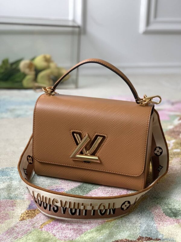 1:1 Replica Louis Vuitton LV Twist MM Epi Leather Luxury Bag For Women M57506 - 9.1in/23cm