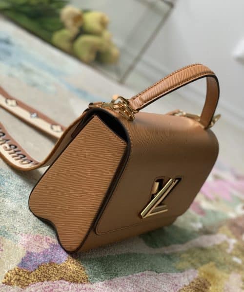 1:1 Replica Louis Vuitton LV Twist MM Epi Leather Luxury Bag For Women M57506 - 9.1in/23cm