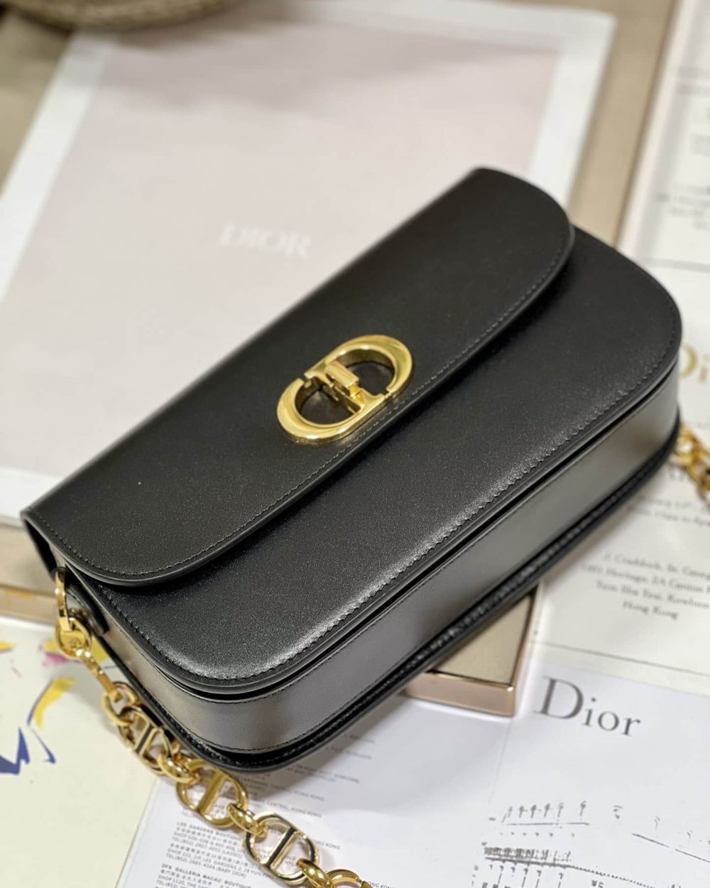 1:1 Replica 30 Montaigne Avenue Bag Black/White/Blue/Beige/Light Pink For Women 9 in/ 22.5cm M9260UMOA_M900