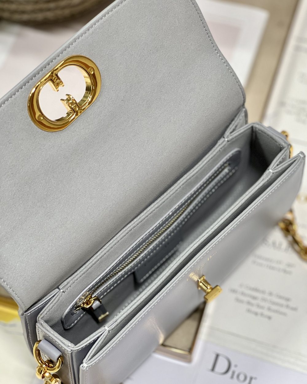 1:1 Replica 30 Montaigne Avenue Bag Black/White/Blue/Beige/Light Pink For Women 9 in/ 22.5cm M9260UMOA_M900