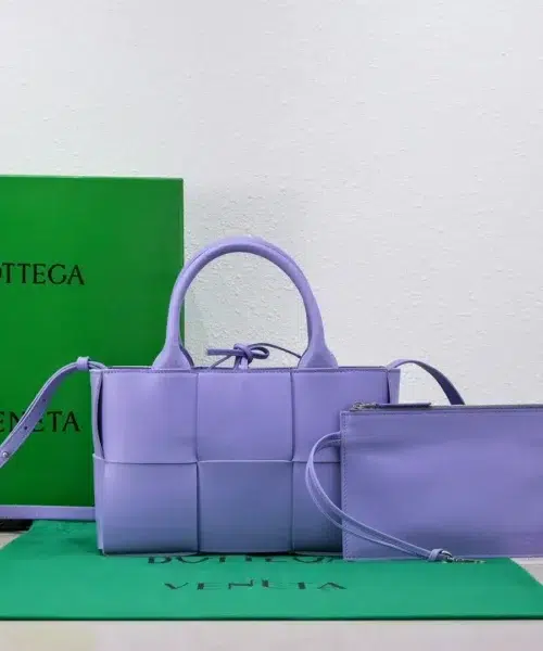 Bottega Veneta Mini Arco Tote Bag Blue, For Women, Women's Bags 9.8in/25cm