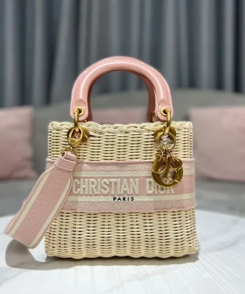 1:1 Replica Christian Dior Mini Lady Dior Bag Pink, For Women, Women’s Handbags 17cm/6.5in CD