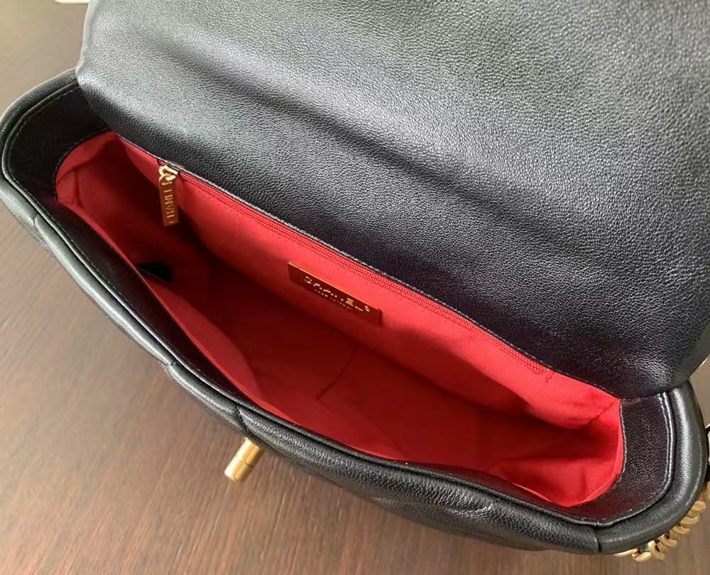 [REP 1:1] Chanel 19 Handbag 26cm Black For Women AS1160 B04852 94305