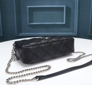 [REP 1:1] Saint Laurent Becky Double-Zip Pouch Black For Women 7.5in/19cm YSL