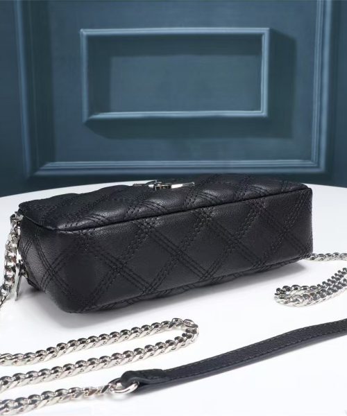 [REP 1:1] Saint Laurent Becky Double-Zip Pouch Black For Women 7.5in/19cm YSL