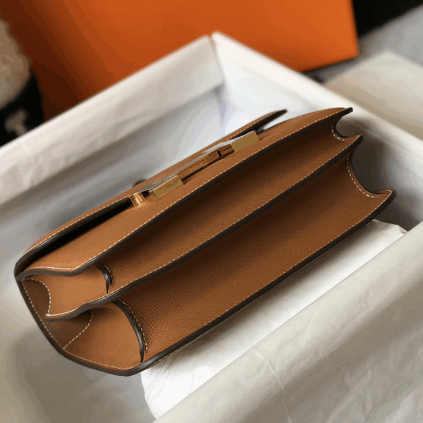 1:1 Replica Hermes Constance 23 Epsom Brown For Women, Women’s Handbags, Shoulder Bags 9in/23cm