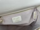 1:1 Replica Christian Dior Medium Lady Dior Bag Hardware White For Women 24cm/9in CD