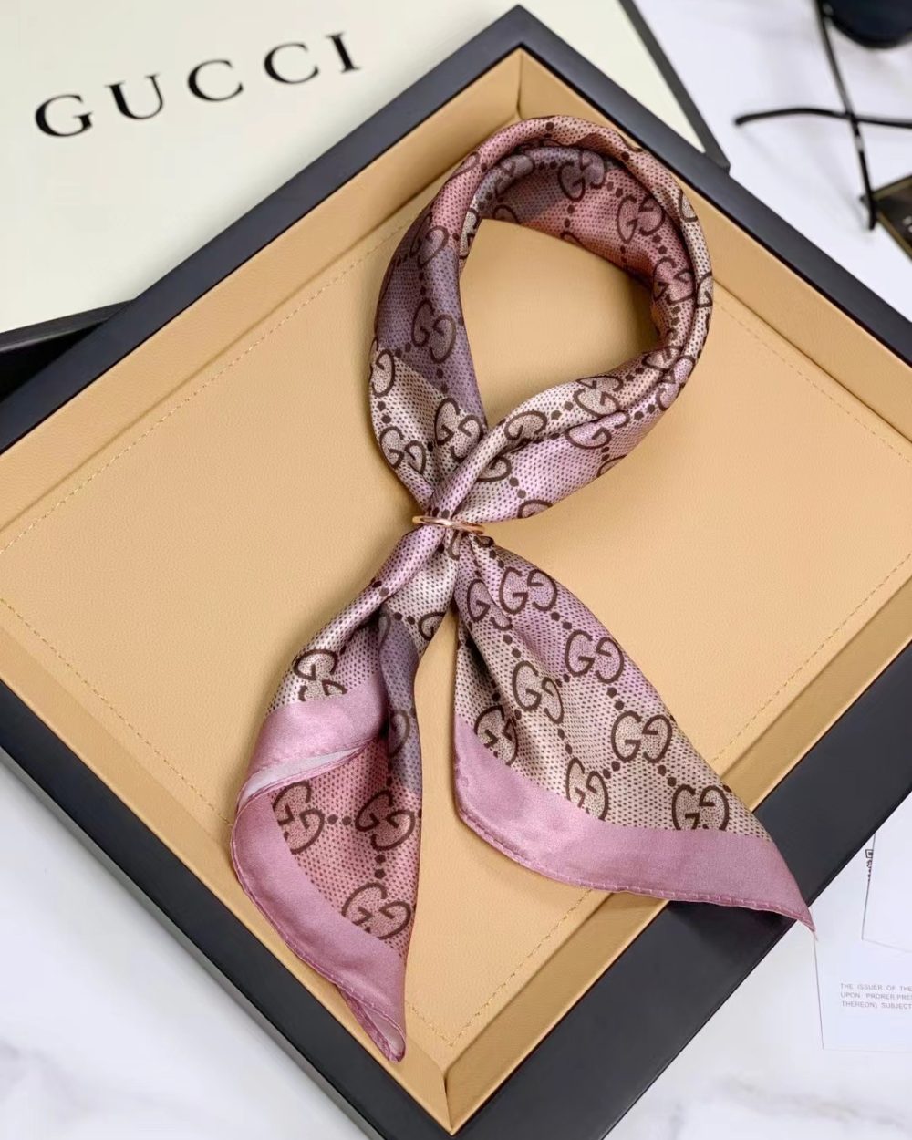 Square 70cm Silk Scarves (Random Style)