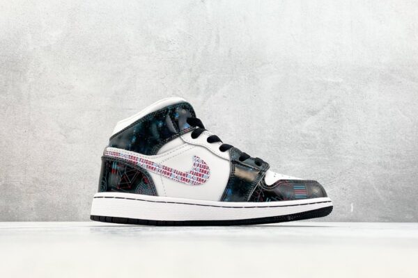 Air Jordan 1 SE “Take Flight” Sneaker White/Bright Crimson-Blue Hero-Black For Women, Women's Shoes