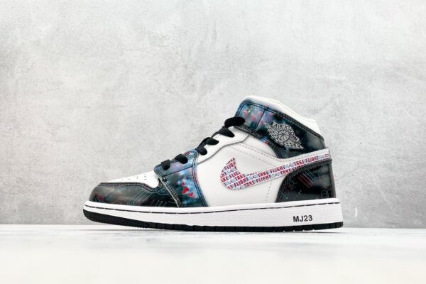 Air Jordan 1 SE “Take Flight” Sneaker White/Bright Crimson-Blue Hero-Black For Women, Women's Shoes