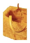 Arco Small Trimmed Intrecciato Shearling Tote Yellow For Women 17411127377168821