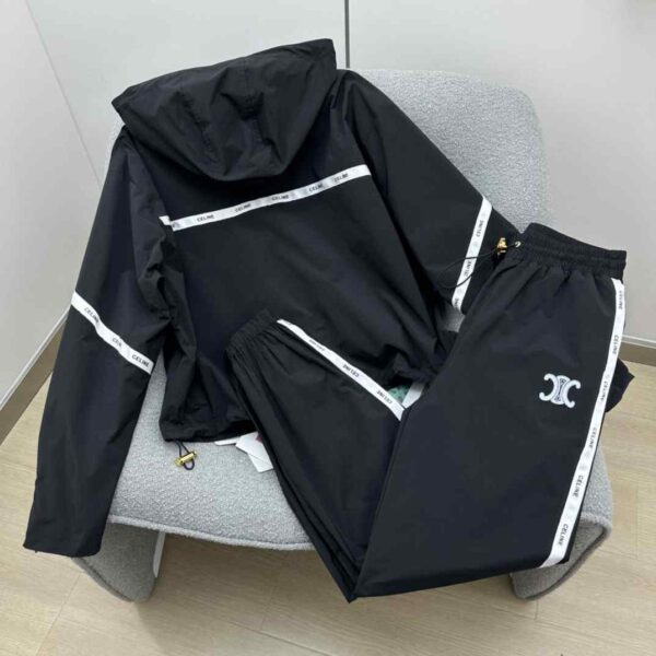 Athletic Pants And Tracksuit Jacket Black For Women