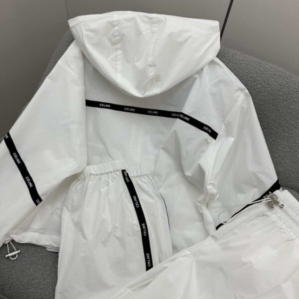 Athletic Pants And Tracksuit Jacket White For Women