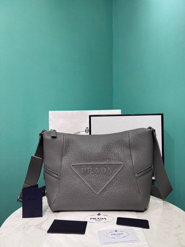 Bag With Shoulder Strap In Grey For Women 10.2 in/ 26cm 2VH165_2BBE_F0K44_V_OOO