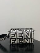 1:1 Replica Baguette Two-Tone Bag Black And White For Women 10.5in/27cm