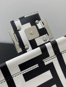 1:1 Replica Baguette Two-Tone Bag Black And White For Women 10.5in/27cm