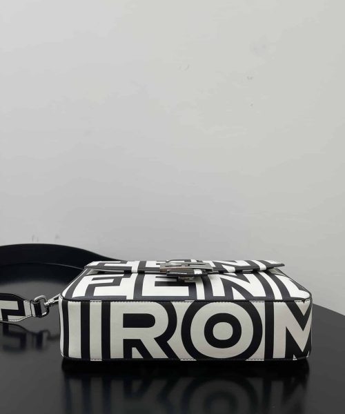 1:1 Replica Baguette Two-Tone Bag Black And White For Women 10.5in/27cm