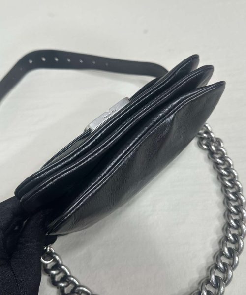Balenciaga BB Soft Small Flap Bag Black For Women 9.1in/23cm 7485982AAIY1000