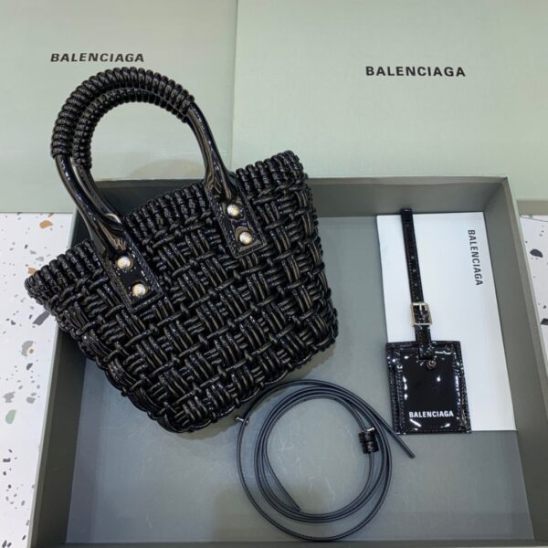 Balenciaga Bistro XS Basket With Strap In Black , For Women, Women's Bags 16.1in/41cm 6713422IE2Y1000
