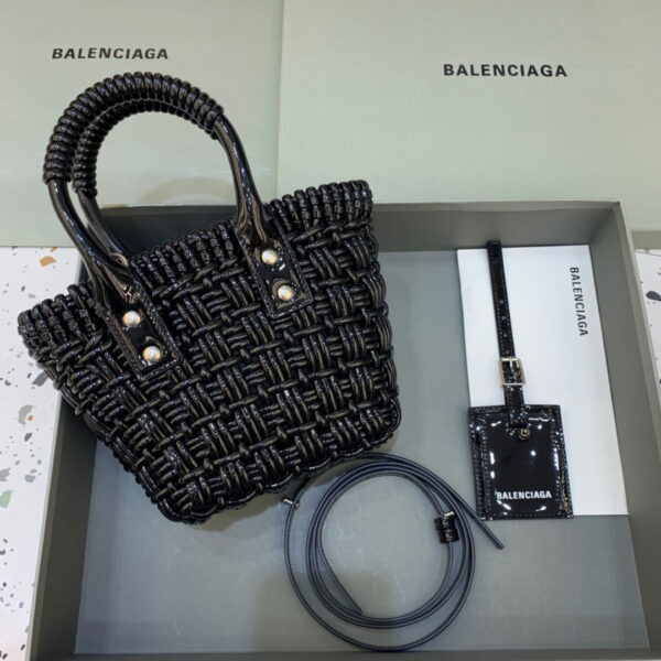 Balenciaga Bistro XS Basket With Strap In Black , For Women, Women's Bags 16.1in/41cm 6713422IE2Y1000