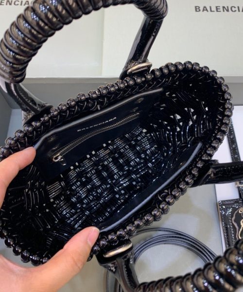 Balenciaga Bistro XS Basket With Strap In Black , For Women, Women's Bags 16.1in/41cm 6713422IE2Y1000