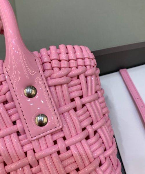 Balenciaga Bistro XS Basket With Strap In Pink, For Women, Women's Bags 16.1in/41cm