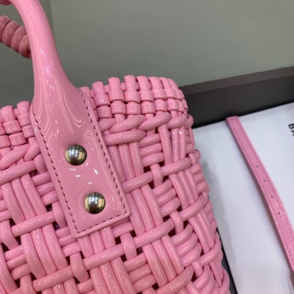 Balenciaga Bistro XS Basket With Strap In Pink, For Women, Women's Bags 16.1in/41cm