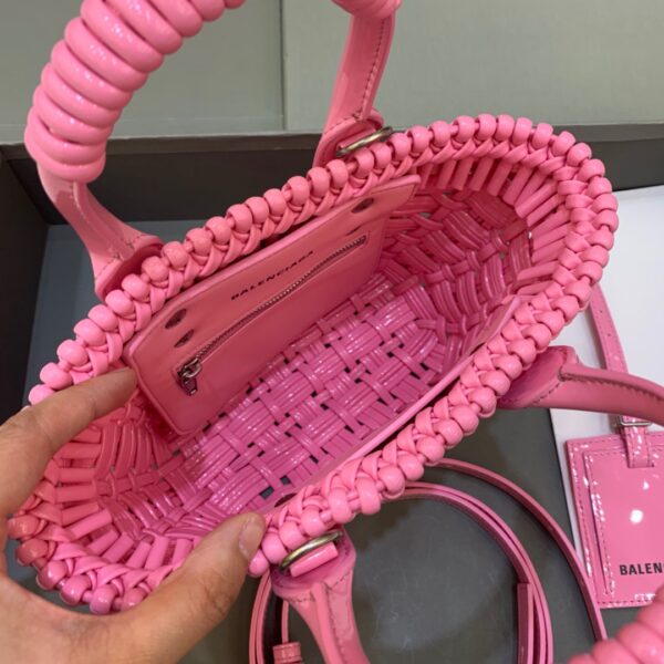 Balenciaga Bistro XS Basket With Strap In Pink, For Women, Women's Bags 16.1in/41cm 6713422IE3Y5812