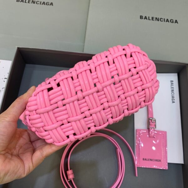 Balenciaga Bistro XS Basket With Strap In Pink, For Women, Women's Bags 16.1in/41cm 6713422IE3Y5812