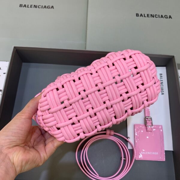 Balenciaga Bistro XS Basket With Strap In Pink, For Women, Women's Bags 16.1in/41cm