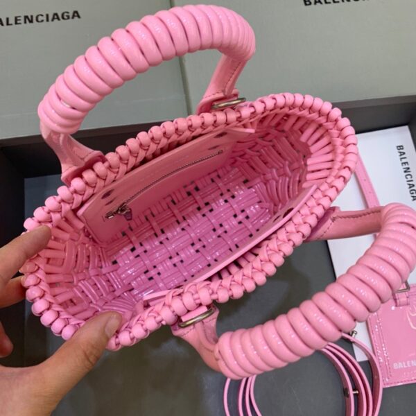 Balenciaga Bistro XS Basket With Strap In Pink, For Women, Women's Bags 16.1in/41cm