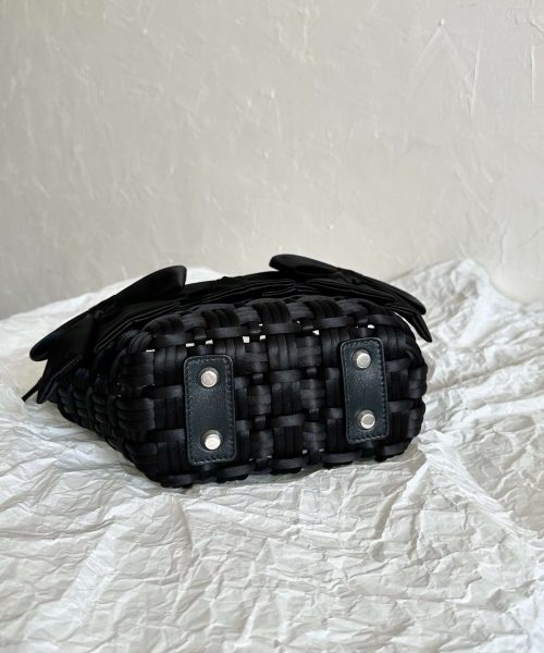 Balenciaga Bistro Xxs Basket With Strap Pink/Black For Women 11in/28cm