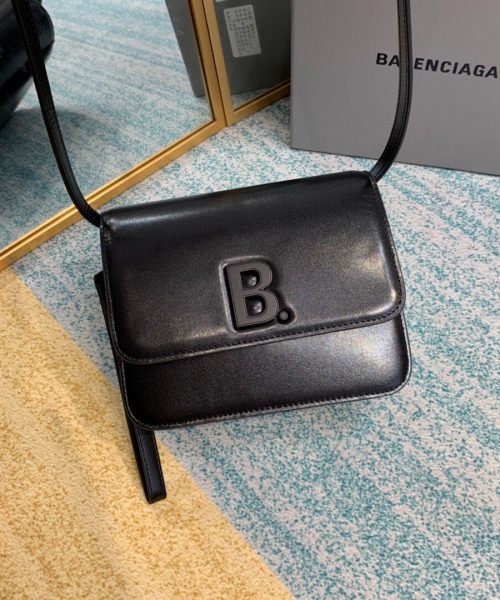 Balenciaga Bolso Bandolera B In Black, For Women, Women's Bags 7in/18cm