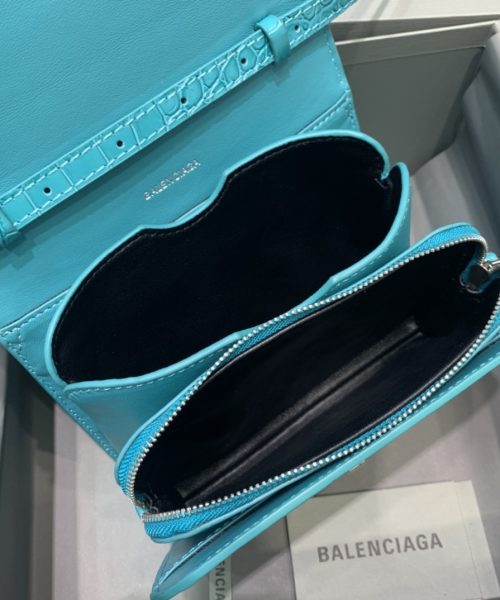 Balenciaga Bolso Bandolera B In Blue, For Women, Women's Bags 7in/18cm