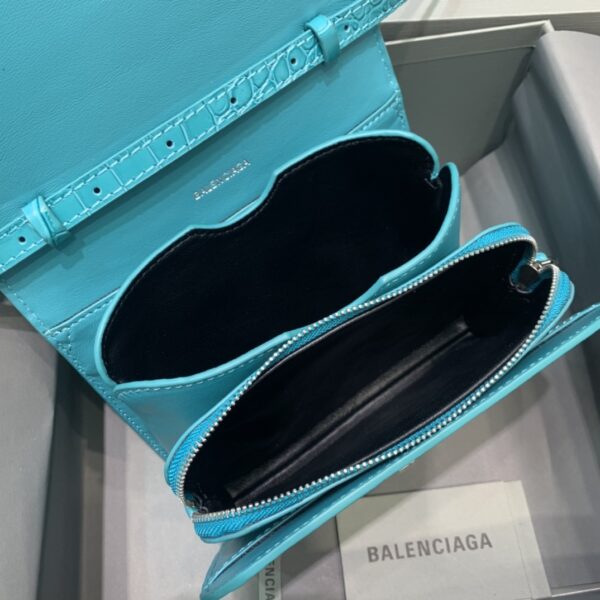 Balenciaga Bolso Bandolera B In Blue, For Women, Women's Bags 7in/18cm