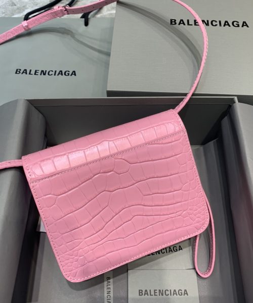 Balenciaga Bolso Bandolera B In Pink, For Women, Women's Bags 7in/18cm