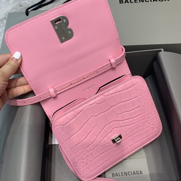 Balenciaga Bolso Bandolera B In Pink, For Women, Women's Bags 7in/18cm