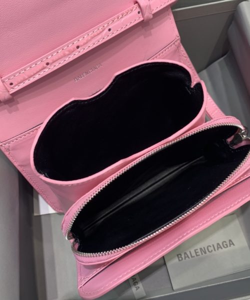 Balenciaga Bolso Bandolera B In Pink, For Women, Women's Bags 7in/18cm