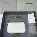 Balenciaga Bondage Wallet With Chain White, For Women, Women's Bags 8in/20cm
