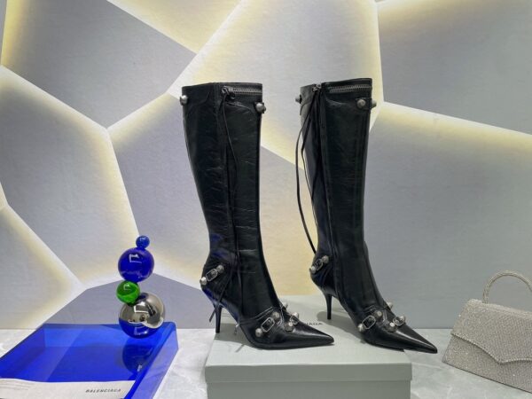 Balenciaga Cagole Boot Black For Women 694395WAD4E1081