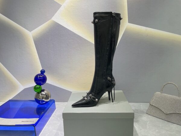 Balenciaga Cagole Boot Black For Women 694395WAD4E1081